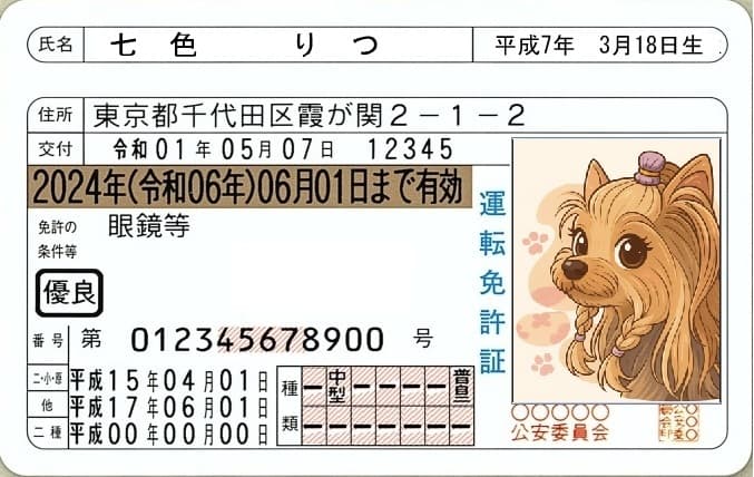 証明書の日本語原本（サンプル）｜なないろ証明書翻訳